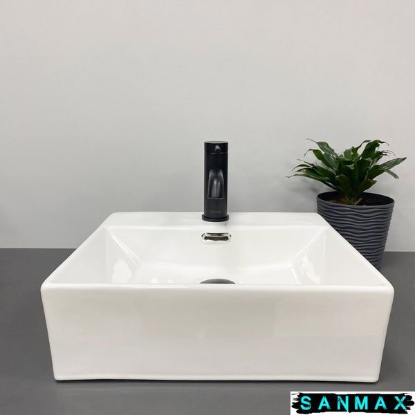 Умивальник накладний Vbi Pudua 40 Білий VBI-012202 фото