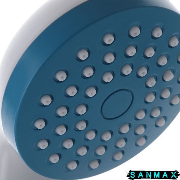 Лійка ручна для душу Zerix WKY-1300 (1 режим) Біла (ZX0216) ZX0216 фото