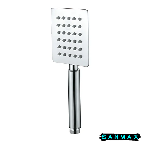 Лійка ручна для душу Zerix SH-002 (1 режим) Квадратна Нерж блістер (ZX5862) ZX5862 фото