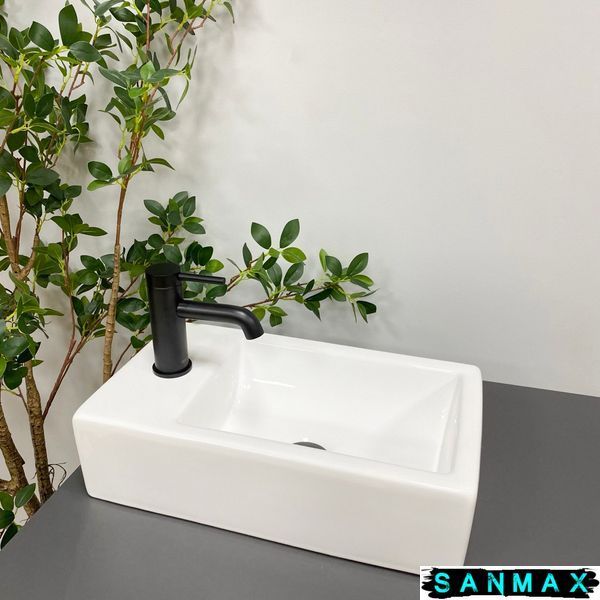 Умивальник накладний Vbi Lecce U Білий VBI-015605 фото