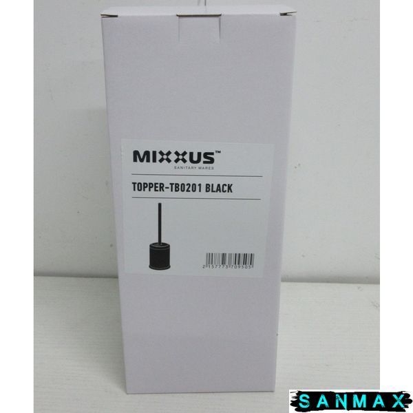 Йоршик для унітазу підлоговий Mixxus Topper-TB0201 Чорний Чорний (MI7095) MI7095 фото