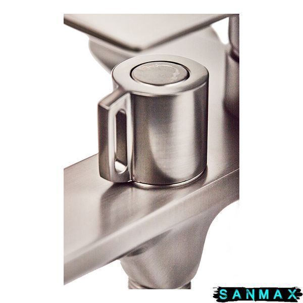 Змішувач для ванни Haiba Alex 009 Euro Графіт (HB3998) HB3998 фото