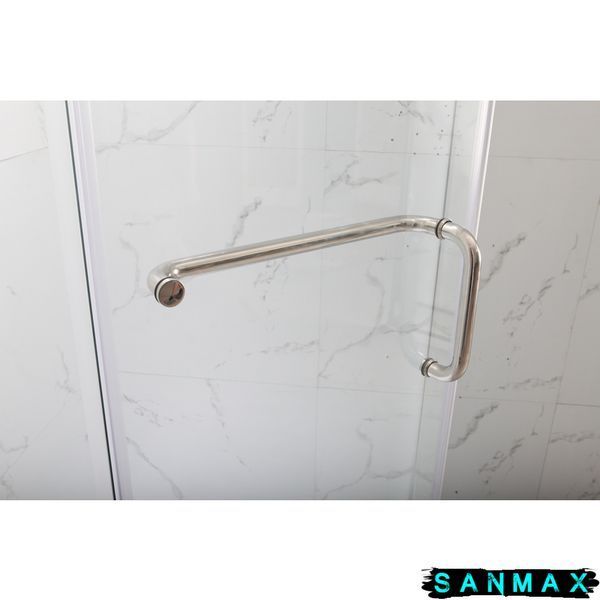 Душова кабіна з низьким піддоном Mixxus LINES SCT01-90x90x198-TR CHROME прозоре скло 6мм NEW (в 2 ящ) (MI8370) MI8370 фото