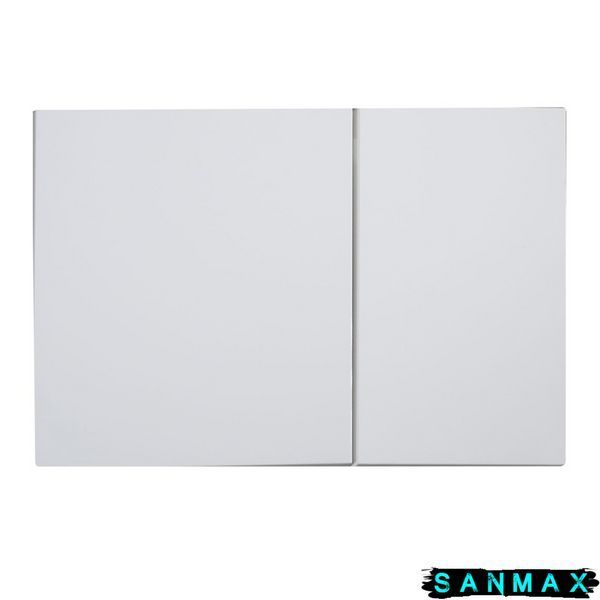 Панель змиву пластикова механіка Koer KT-0610-03 Квадратна Біла (KR6134) KR6134 фото