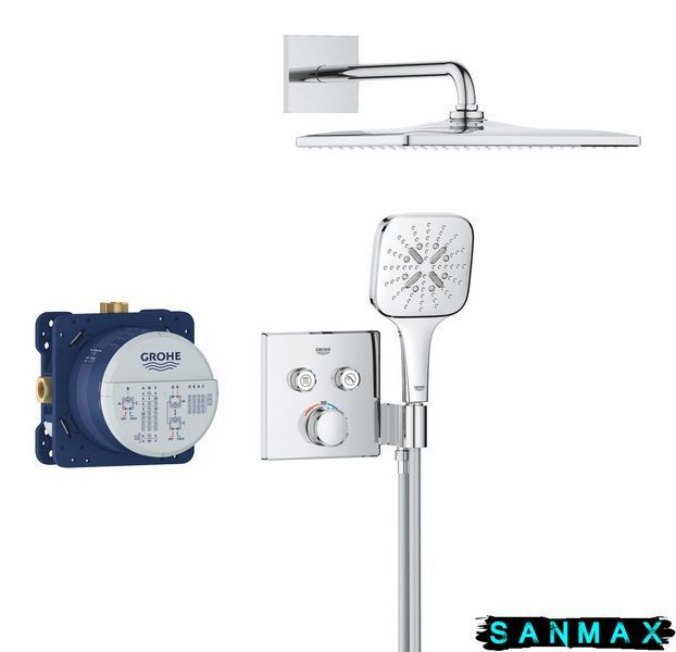 Вбудована душова система термостатична Grohe Grohtherm SmartControl (34865000) 34865000 фото