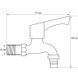 Монокран зі стіни 1/2 Mixxus Bib-02 Нерж (SS0051) SS0051 фото 2