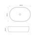 Раковина накладна Mixxus Premium Ellipse-0105 600х400х150mm (MP6563) MP6563 фото 8