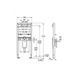Інсталяція для умивальника із вбудованим сифоном Grohe Rapid SL (38625001) 38625001 фото 3