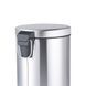 Відро для сміття з плавним закриттям кругле Mixxus Ellipse-TC0205 SS Color 5л колір нержавійка (MI7076) MI7076 фото 7