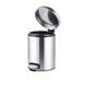 Відро для сміття з плавним закриттям кругле Mixxus Ellipse-TC0205 SS Color 5л колір нержавійка (MI7076) MI7076 фото 8