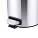 Відро для сміття з плавним закриттям кругле Mixxus Ellipse-TC0205 SS Color 5л колір нержавійка (MI7076) MI7076 фото 4