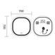 Дзеркало Mixxus Premium Diverse MR16-70x70 (Led Touch, Anti-fog, димер (3-6,5kK)) (MP6640) MP6640 фото 4