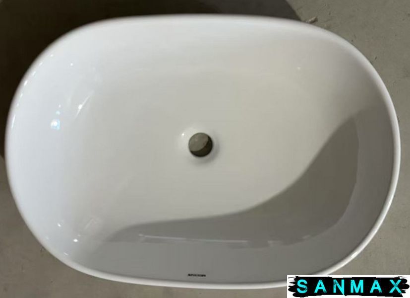 Раковина накладна Mixxus Premium Ellipse-0105 600х400х150mm (MP6563) MP6563 фото