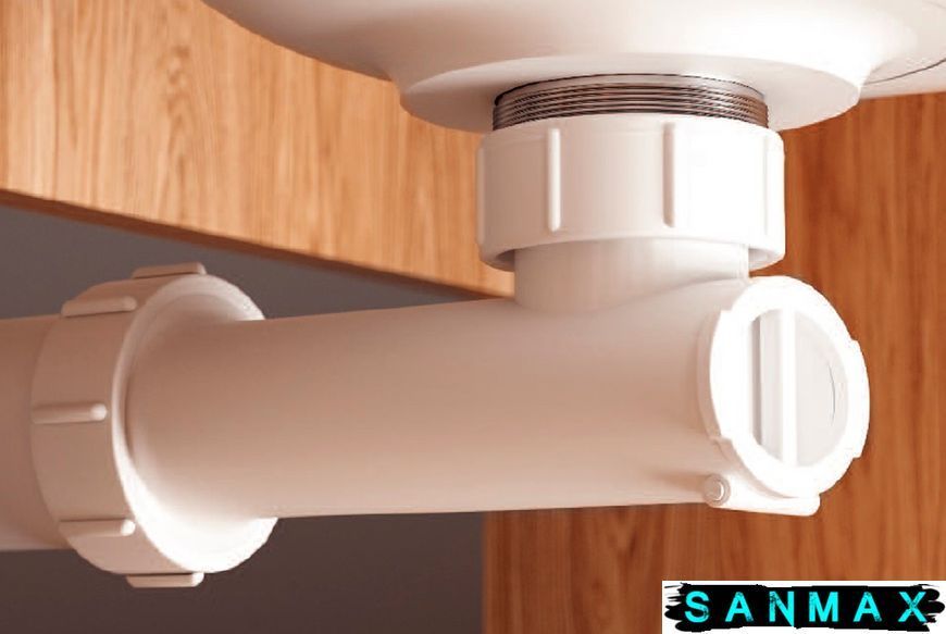 Сифон для умивальника з самозакриваючим клапаном 1 1/4'' WHB1-40 WHB1-40 фото