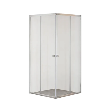 Душова кабіна без піддону Mixxus Cubic SC01-90x90x185-TR Хром прозоре скло 4мм (MI6906) MI6906 фото