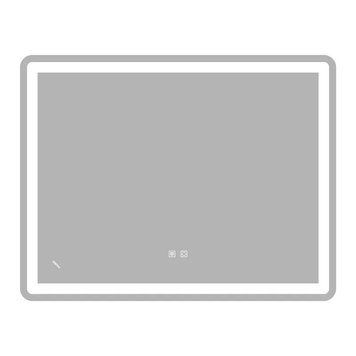 Дзеркало Zerix Mirra MR05-90x70-REVERSE з LED Touch, Anti-fog, димером, регулятором яскравості (ZX6059) ZX6059 фото
