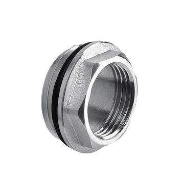 Футорка з ущільнювальним кільцем нікельована 3/4х1 Koer KF.F0810-R (KR5048) KR5048 фото