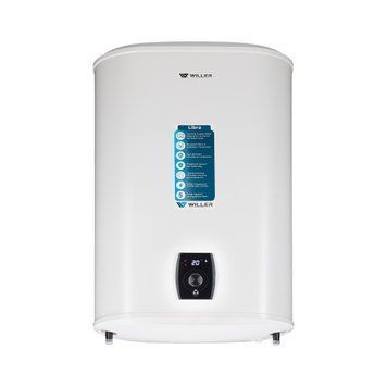 Бойлер Willer 30л EVH30DRI Libra плоский універсальний сухий тен 2 кВт (EVH30DRI-Libra) EVH30DRI-Libra фото