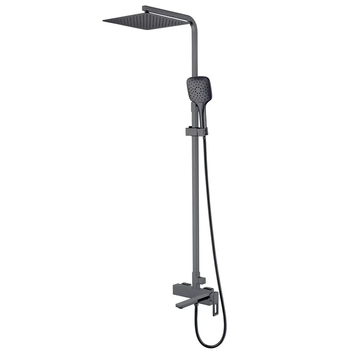 Душова система зі змішувачем Koer KB-56009-07 3 функціі Графіт (KR5988) KR5988 фото