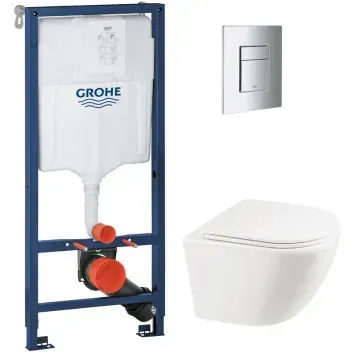 Інсталяційний комплект пневмо Grohe Set Унітаз Ellipse-0301-T3 + Інсталяція 38536001 + панель 38732000 (38536001ELLIPS0301T3) 38536001ELLIPS0301T3 фото
