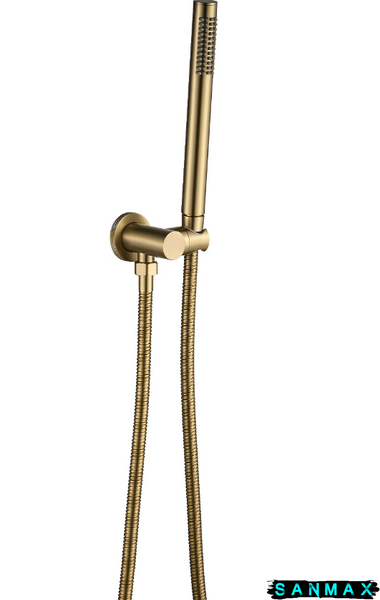 Вбудована душова систима Rea Lungo Grip Шліфоване Золото Мультибокс REA-P8950 фото