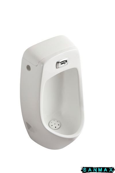 Пісуар підвісний Mixxus Premium Bevel-1001 390x395x795mm з ІЧ-датчиком автоматичного змиву (MP6661) MP6661 фото