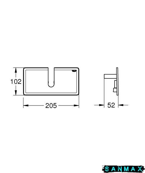Поличка на термостат Grohe Euphoria System (26362LN1) 26362LN1 фото