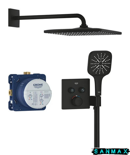 Душовий комплект Grohe Grohtherm SmartControl із Rainshower 310 Mono Cube (34865KF0) 34865KF0 фото