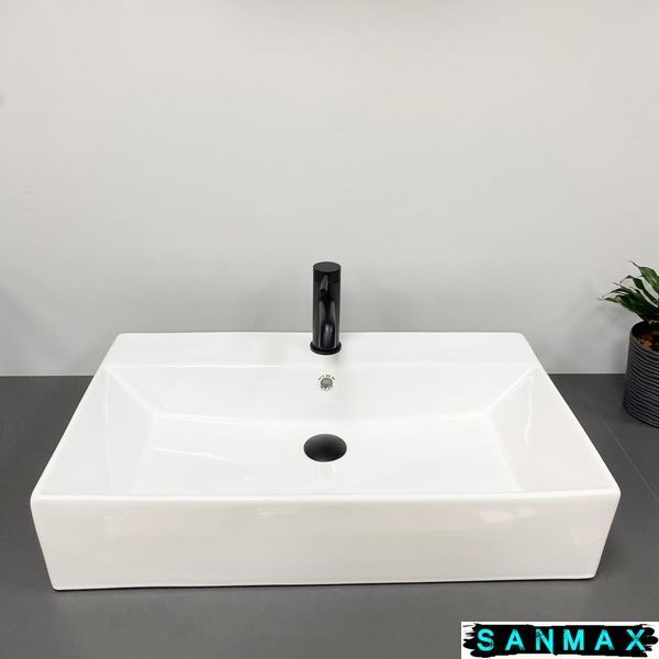 Умивальник накладний Vbi Pudua 70 Білий VBI-012203 фото