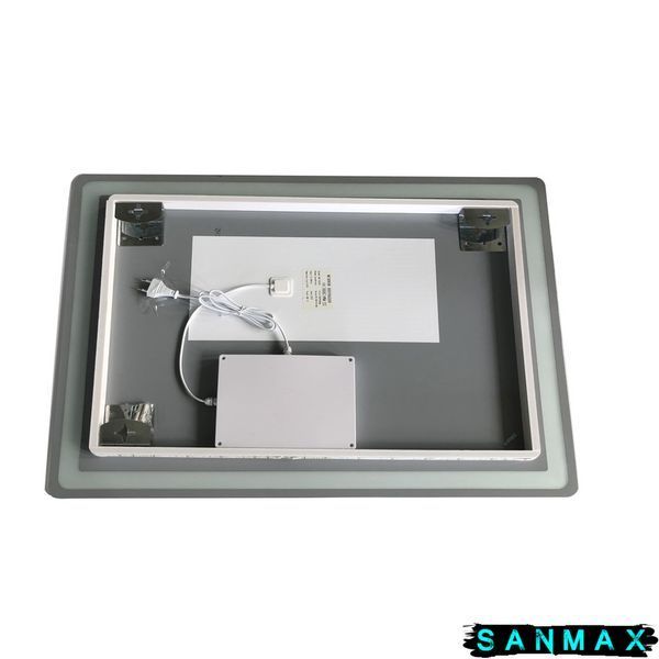 Дзеркало Zerix Mirra MR05-90x70-REVERSE з LED Touch, Anti-fog, димером, регулятором яскравості (ZX6059) ZX6059 фото
