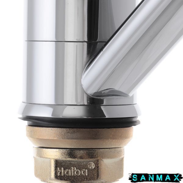 Змішувач для умивальника на гайці Haiba Zeon 555 (15 см) (HB0414) HB0414 фото