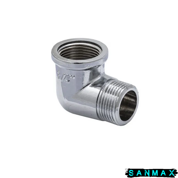 Кут хромований 3/4 внутрішня-зовнішня Koer KF.L08MF.CHR (KF0128) KF0128 фото