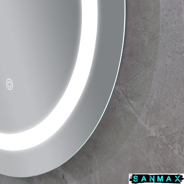 Дзеркало Mixxus Plain MC03-60 з Led Touch, Anti-fog, димером, регулюванням яскравості (MI6662) MI6662 фото
