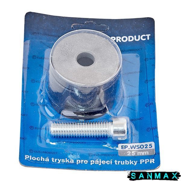 Насадка плоска для паяльника Europroduct EP.WS025 PPR труб 25mm (EP6099) EP6099 фото