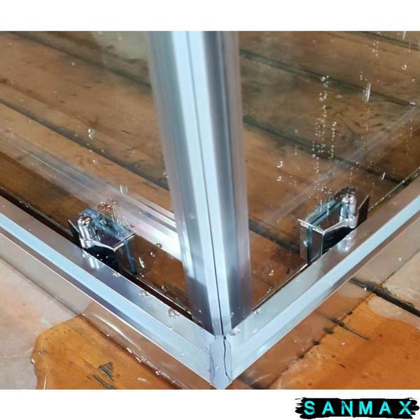 Душова кабіна без піддону Koer SR SC10-90x90x195-TR-01 прозоре скло Easy Clean 6мм, хром (KR5942) KR5942 фото