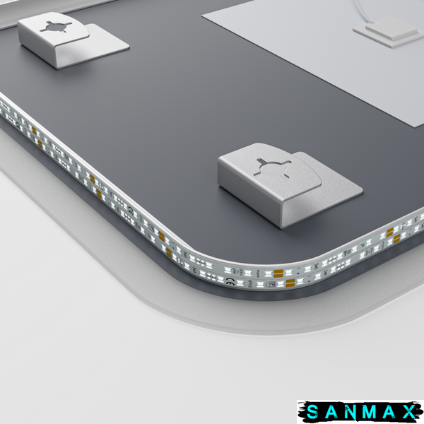 Дзеркало Mixxus Premium Bevel MA02-90x65-Reverse (Led Touch, Anti-fog, димер (3-6,5kK)) (MP6641) MP6641 фото