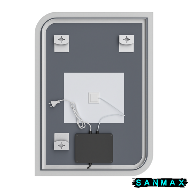 Дзеркало Mixxus Premium Bevel MA02-90x65-Reverse (Led Touch, Anti-fog, димер (3-6,5kK)) (MP6641) MP6641 фото