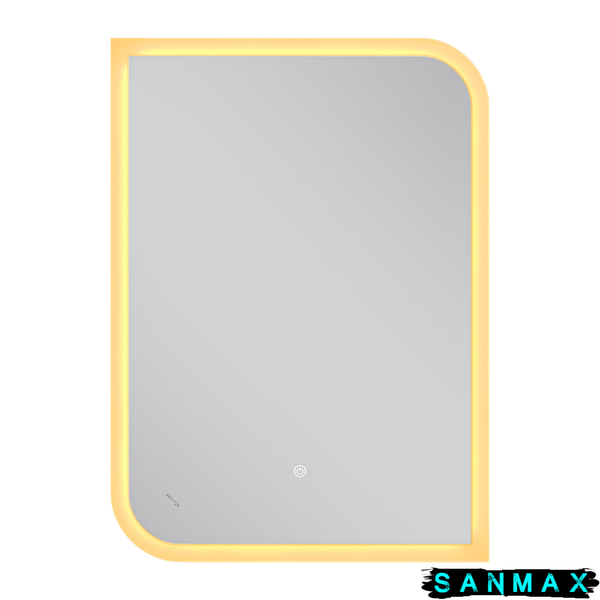 Дзеркало Mixxus Premium Bevel MA02-90x65-Reverse (Led Touch, Anti-fog, димер (3-6,5kK)) (MP6641) MP6641 фото