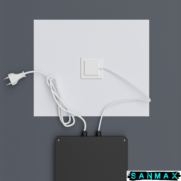 Дзеркало Mixxus Premium Bevel MA02-90x65-Reverse (Led Touch, Anti-fog, димер (3-6,5kK)) (MP6641) MP6641 фото