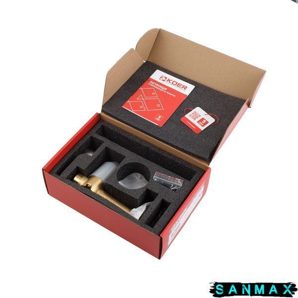 Змішувач для умивальника вбудований Koer KB-16029-07 Графіт (KR5953) KR5953 фото