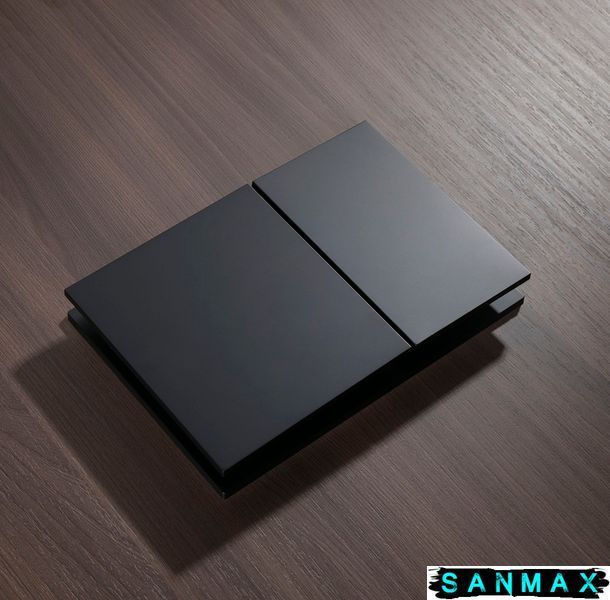 Панель змиву пластикова механіка Koer KT-0610-05 Квадратна Чорна Матова (KR6136) KR6136 фото