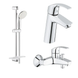 Комплект змішувачів для ванної кімнати Grohe Eurosmart New (UA123246M0) UA123246M0 фото 2