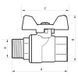 Кран кульовий 1 БГШ Газ Nolf NF.722 (NF2953) NF2953 фото 4