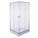 Душова кабіна без піддону Mixxus Cubic SC01-90x90x185-TR Хром прозоре скло 4мм (MI6906) MI6906 фото 3