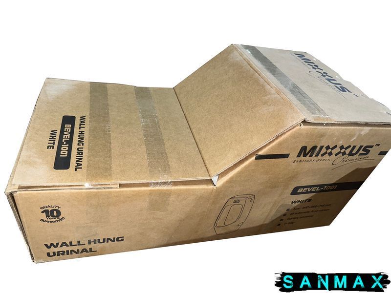 Пісуар підвісний Mixxus Premium Bevel-1001 390x395x795mm з ІЧ-датчиком автоматичного змиву (MP6661) MP6661 фото