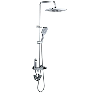 Душова система зі змішувачем Mixxus Premium Neptune 009-J з кнопкою перемикання,4 режими (MI6832) MI6832 фото