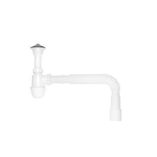 Сифон для раковини Kroner KRP - TB01 1 1/2"х40/50 мм CV032059 фото