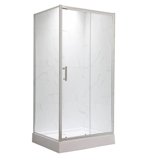 Душова кабіна з низьким піддоном Mixxus Hard SCT01-120x80x198-TR Chrome New прозоре скло 5мм (MI8428) MI8428 фото