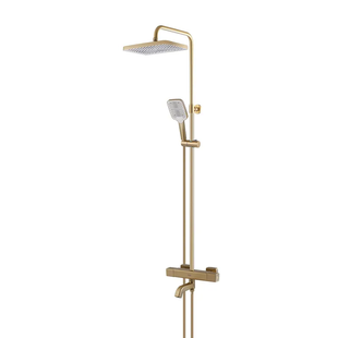 Душова система термостатична Koer KB-57038-12 3 функції Матове золото (KR5963) KR5963 фото
