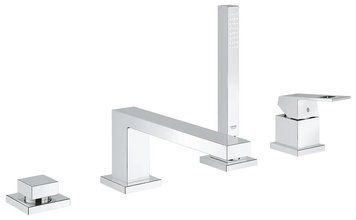 Змішувач на борт ванни на 4 отвори Grohe Eurocube (19897001) 19897001 фото